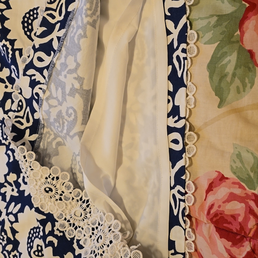 Talbots Floral Cotton Skirt - Picture 6 of 9